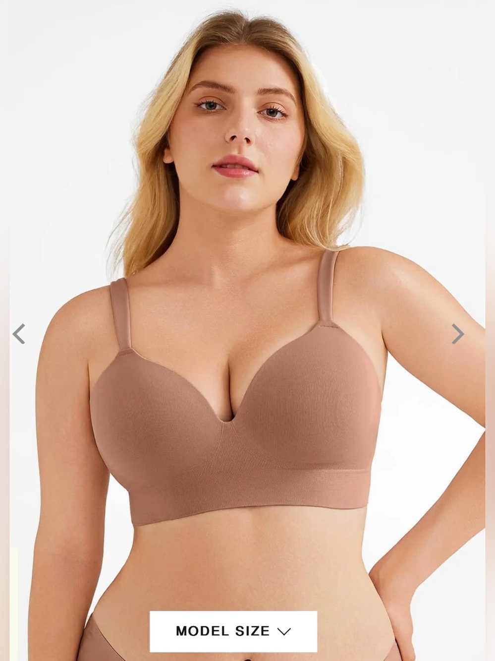 Seamless Push-Up Wireless Full Coverage Bra